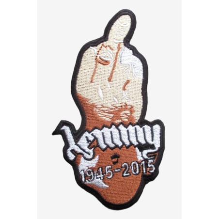 Patch Hommage Lemmy 1945-2015 majeur levé 10,5x5.5cm