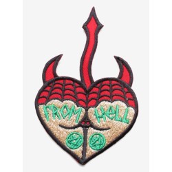 "From Hell" Teufelsherz Aufnäher