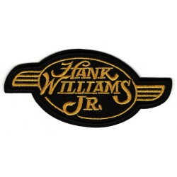 Hank Williams Jr. Aufnäher - Goldener Wing Style