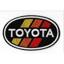 Patch Brodé Toyota Vintage - Couleurs Rétro style annee 70