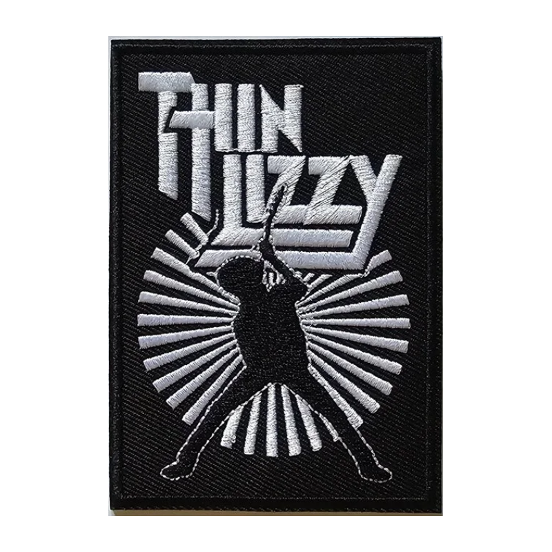 Patch Thermocollant Thin Lizzy Écusson Brodé Rock & Hard Rock (10x7 cm)
