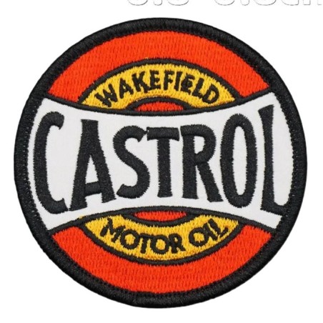 Vintage Castrol Motor Oil Aufnäher – Rund 7 cm