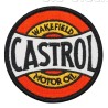 Patch Thermocollant Vintage Castrol Motor Oil rouge Rond 7 cm