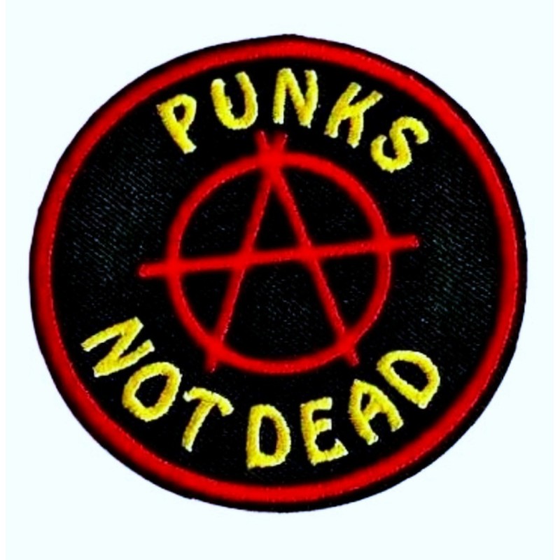 Punks Not Dead Aufnäher – Rund 6,5 cm