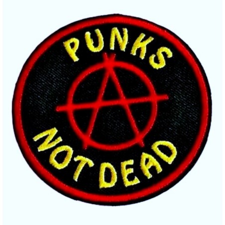 Punks Not Dead Aufnäher – Rund 6,5 cm