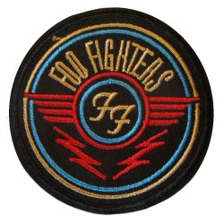 Patch Thermocollant / À Coudre Foo Fighters – Logo Ailes & Éclairs (7 cm)