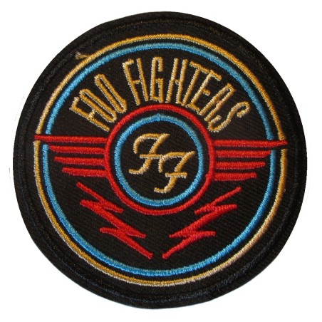 Patch Thermocollant / À Coudre Foo Fighters – Logo Ailes & Éclairs (7 cm)