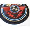 Patch Thermocollant / À Coudre Foo Fighters – Logo Ailes & Éclairs (7 cm)