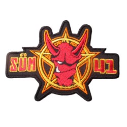 Patch thermocollant Sum 41 Logo Diable et etoile (10,5 x 7,5 cm) devil