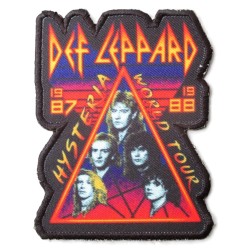 Patch Thermocollant Def Leppard – Hysteria World Tour 1987-1988 – 9,5 x 7,5 cm