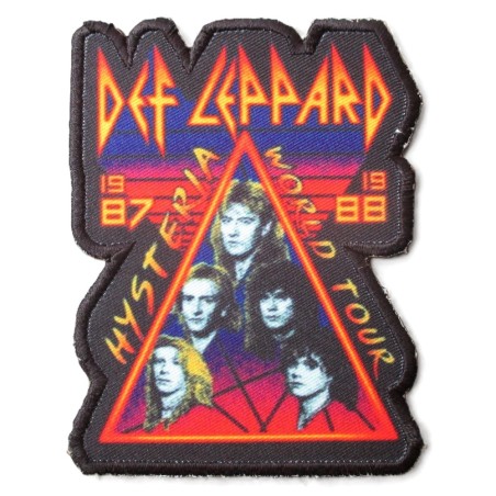 Def Leppard Hysteria World Tour 1987-1988 Aufnäher – 9,5 x 7,5 cm