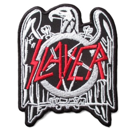 Patch thermocollant Slayer Logo Aigle et Pentagramme 8.5x7.5cm