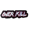 OVER KILL Aufnäher zum Aufbügeln und Aufnähen – 10,5 x 3 cm