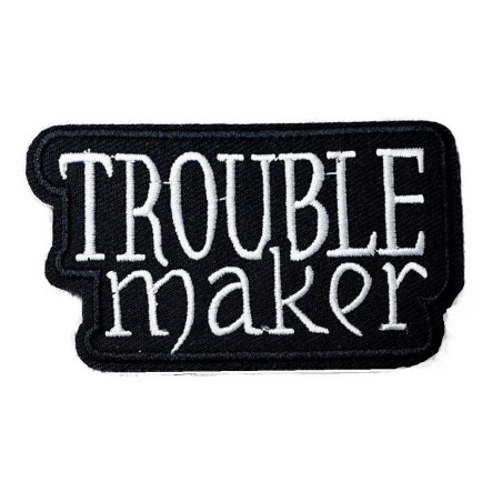 Aufnäher Unruhestifter 8x4,5 cm Bügelflicken für Jacke Blouson
