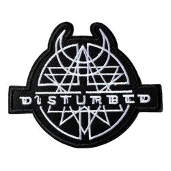 Patch Thermocollant à Coudre DISTURBED – 10 x 8,5 cm