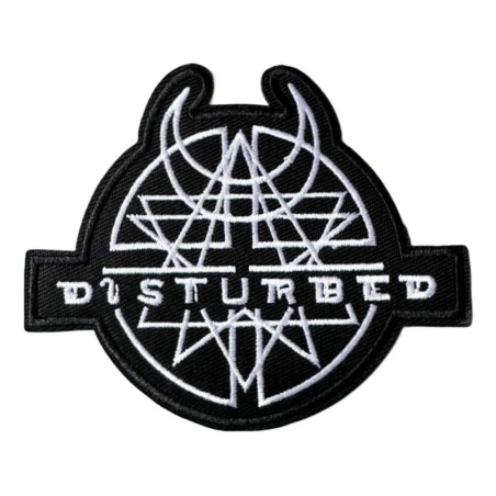 Patch Thermocollant à Coudre DISTURBED – 10 x 8,5 cm