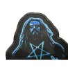 Rob Zombie Blue Portrait Embroidered Patch
