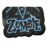 Rob Zombie Blue Portrait Embroidered Patch