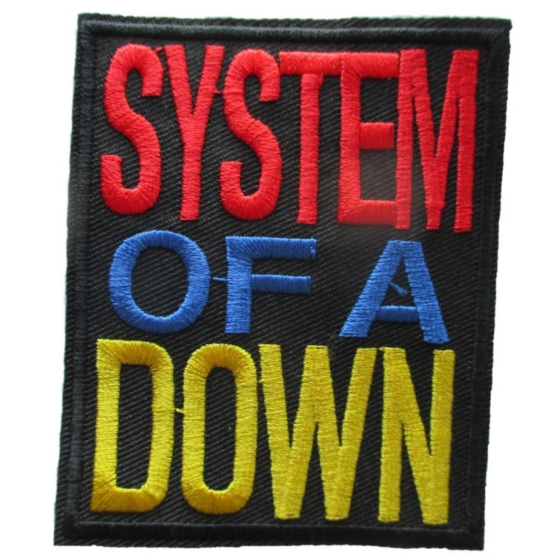 Patch System Of A Down 8x6,5 cm Écusson Thermocollant pour Veste Blouson
