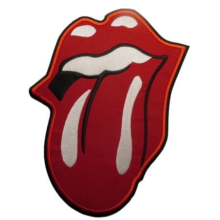 Großer Rückenaufnäher / Backpatch – The Rolling Stones „Tongue & Lips“