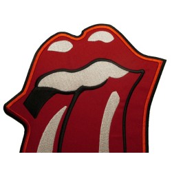 Großer Rückenaufnäher / Backpatch – The Rolling Stones „Tongue & Lips“