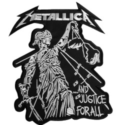 Großer Rückenaufnäher / Backpatch – Metallica „...And Justice for All“
