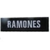 Patch Ramones Rectangulaire Noir Blanc 8x2.5 cm Écusson Thermocollant pour Veste Blouson
