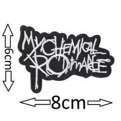 My Chemical Romance Bügelbild / Bestickter Band-Aufnäher – 8 x 6 cm