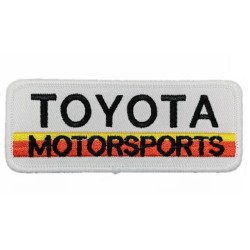 Patch thermocollant Toyota Motorsports  10 x 4 cm ecusson