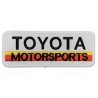 Patch thermocollant Toyota Motorsports  10 x 4 cm ecusson