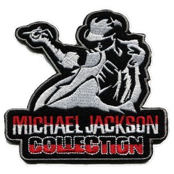 Écusson brodé Michael Jackson Collection 10x10 cm patch thermocollant