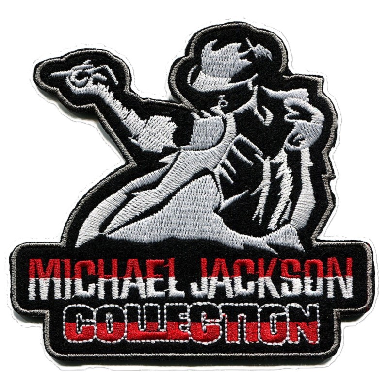 Écusson brodé Michael Jackson Collection 10x10 cm patch thermocollant