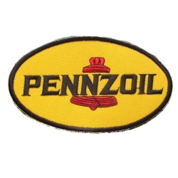 Patch Pennzoil Ovale Huile Écusson Thermocollant Veste

