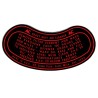 autocollant pour filtre a air buick et GM de 1940 a1955 12x6cm