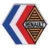 Renault Gestickter Aufbügler – Vintage-Logo & Französische Trikolore (10x9 cm)