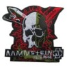 Patch Rammstein Reise Kran Totenkopf 9x10 cm Écusson Thermocollant Rock Roll
