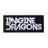 patch Imagine Dragons rectangulaire 8x3.5 cm groupe pop rock musique écusson thermocollant
