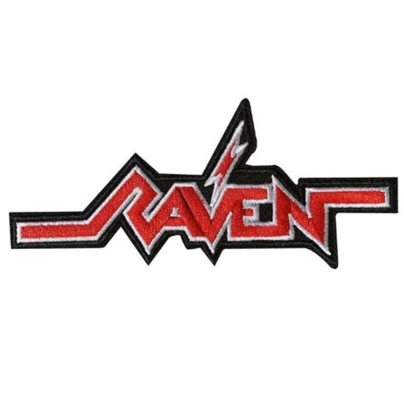 Patch groupe Raven logo 12x5cm écusson thermocollant hard rock
