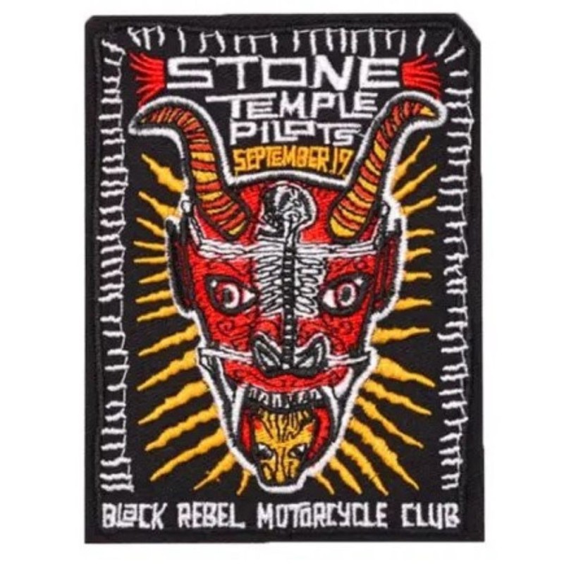 Patch Stone Temple Pilots 11x8,5cm Teufel Devil Aufnäher zum Aufbügeln
