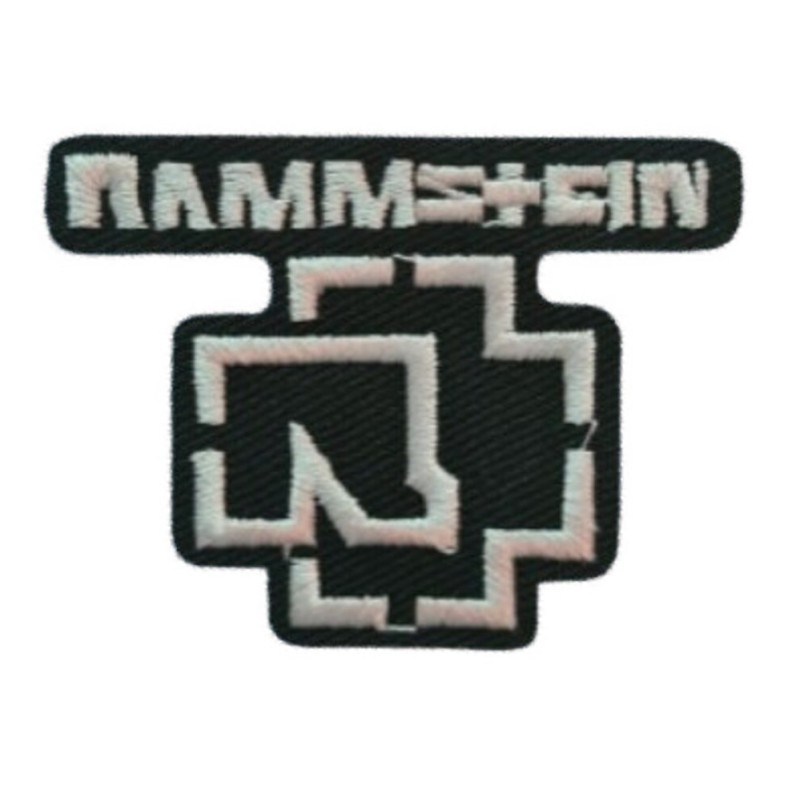 Patch groupe allemand Rammstein 5.5x4 cm écusson thermocollant rock
