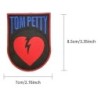 Aufnäher Tom Petty Gebrochenes Herz 8.5x7 cm Rock n Roll Abzeichen
