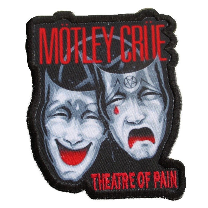 Petit patch Motley Crue Theatre of Pain 11x9 cm écusson thermocollant
