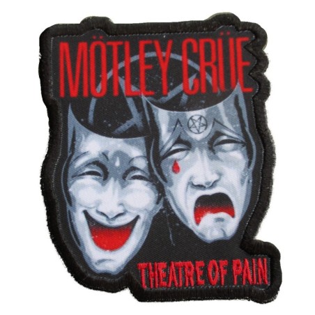 Petit patch Motley Crue Theatre of Pain 11x9 cm écusson thermocollant
