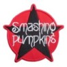 Petit patch Smashing Pumpkins étoile noire 11x9 cm écusson thermocollant
