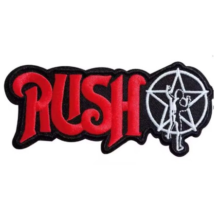 Patch Gruppe Rush Hard Rock 13,5x6cm Aufnäher zum Aufbügeln
