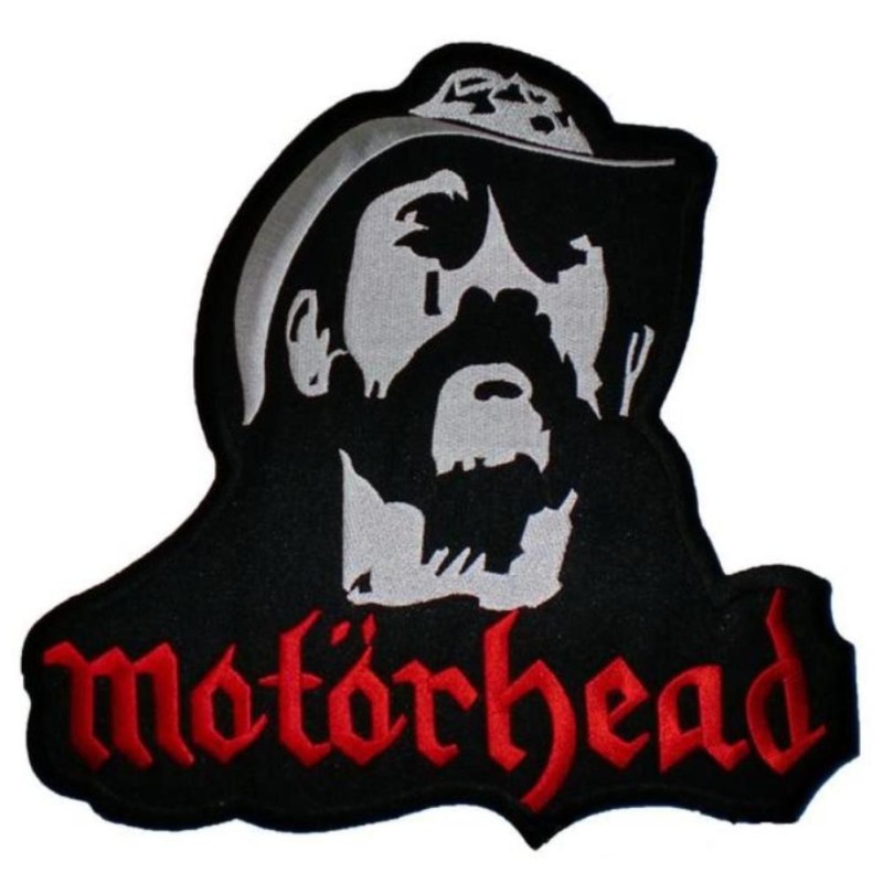 Grand patch groupe Motorhead Lemmy 24x24 cm écusson dos veste blouson
