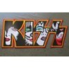 Großer Kiss Hard Rock Band Aufnäher 29x12.5 cm Rücken Kutte Jacke Biker Fan Musik
