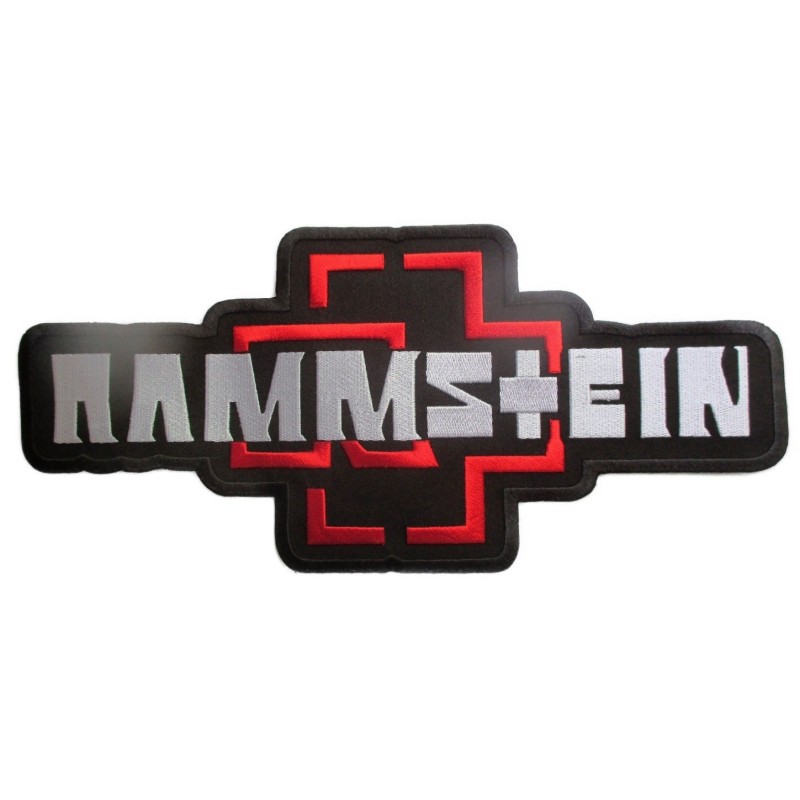 Großer Rammstein-Patch 32cm Aufnäher zum Aufbügeln Rock Roll Band