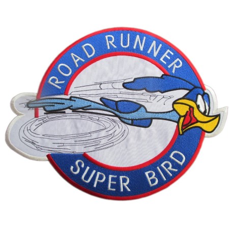 Großer Aufnäher Road Runner Super Bird 30x24 cm Bügelbild

