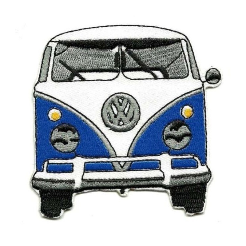 Patch VW Combi Bleu Écusson Thermocollant Bully Type 2
